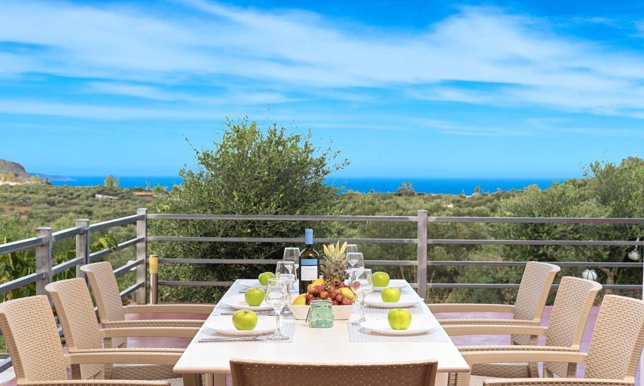 Aqua Blue Villas With Heated Pool Mathes Екстер'єр фото