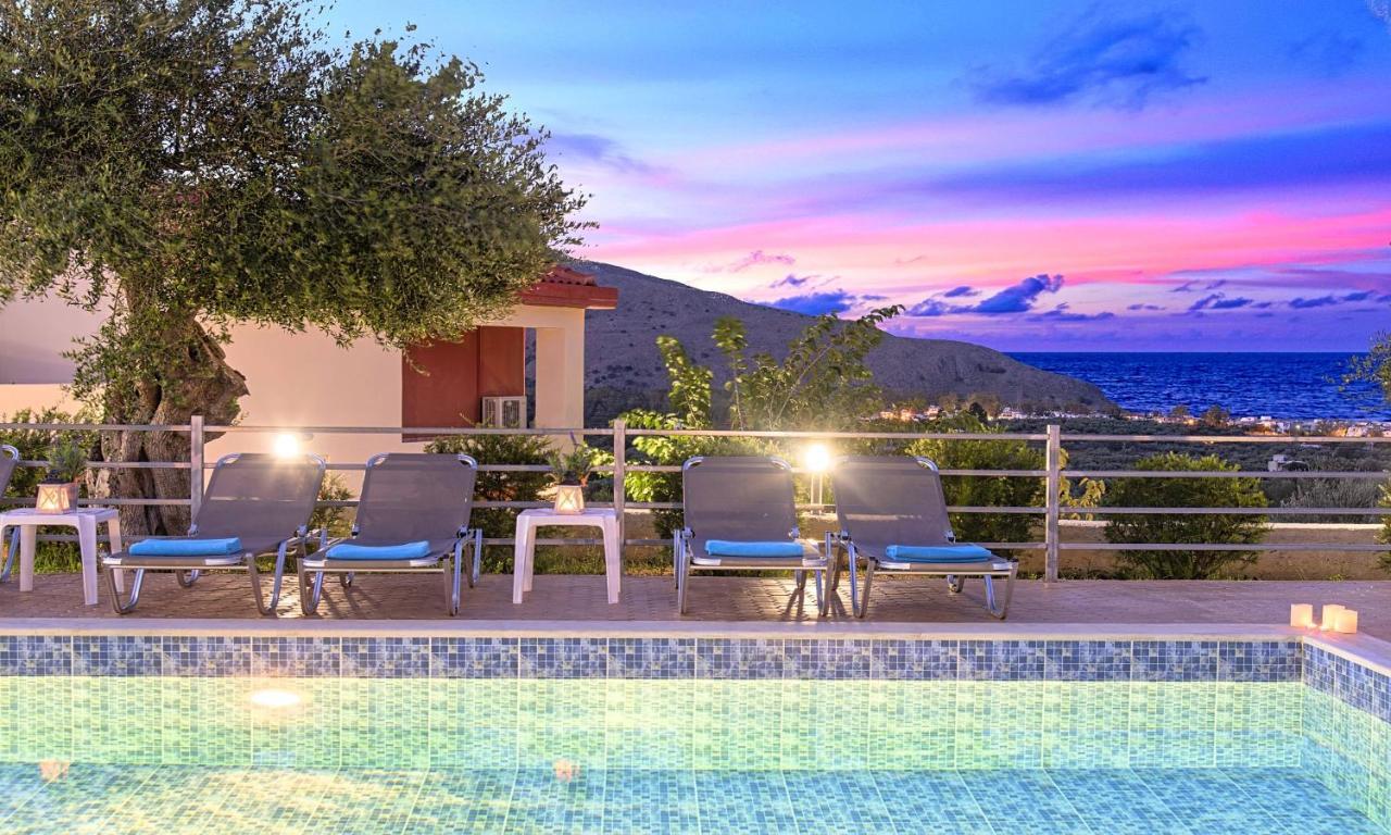 Aqua Blue Villas With Heated Pool Mathes Екстер'єр фото